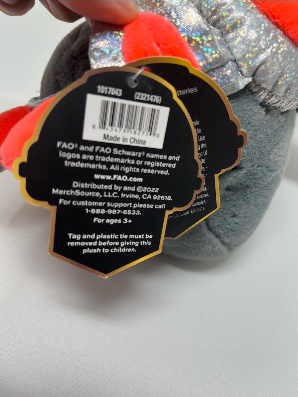 FAO Schwarz DJ Glow Brights Dragon Plush – New Kids Fun Whimsical Fun See Video - Picture 6 of 9